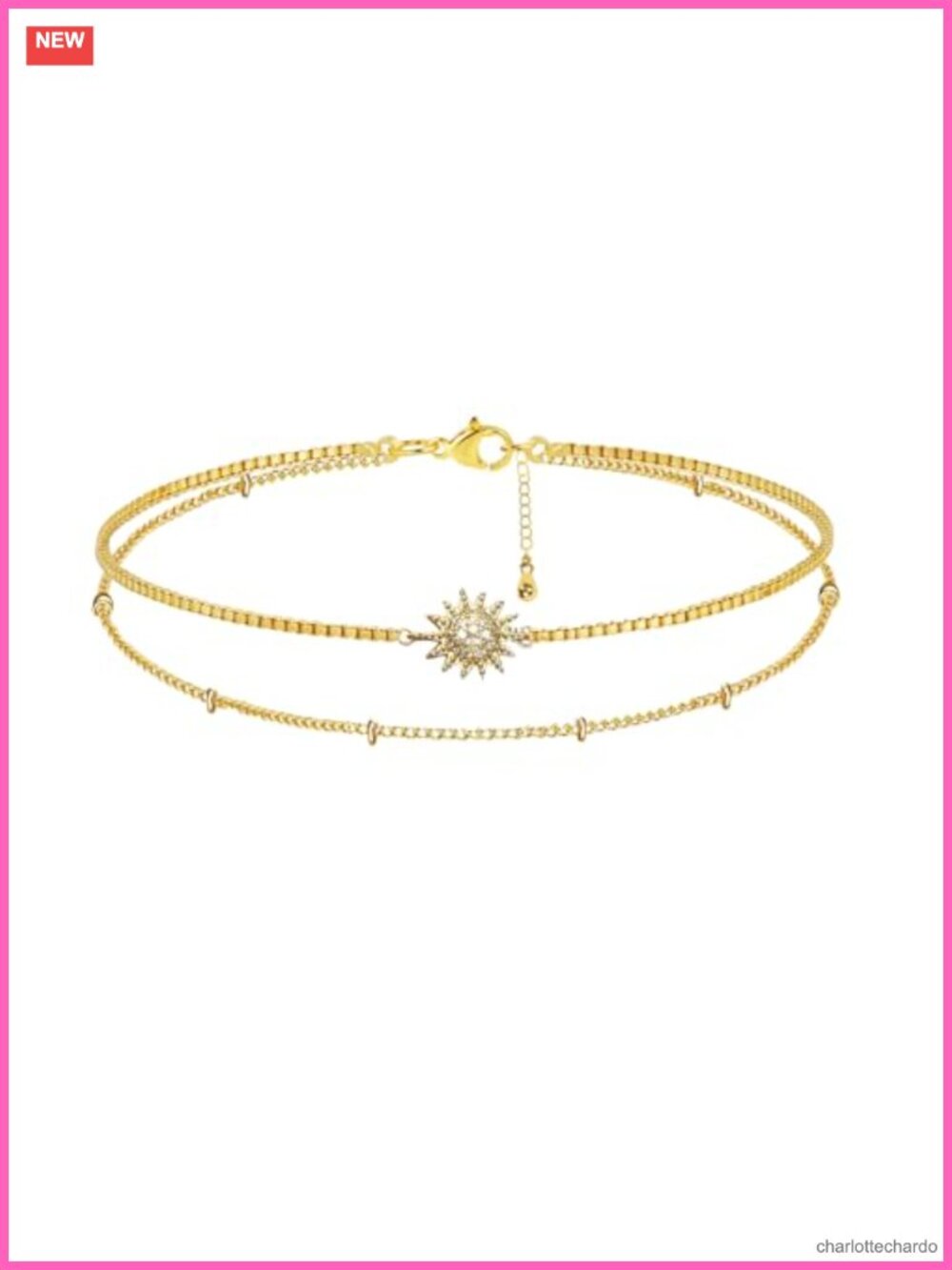 14k Gold Plated Pearl Cross Bracelet Dainty Adjustable Chain Women Jewelry
